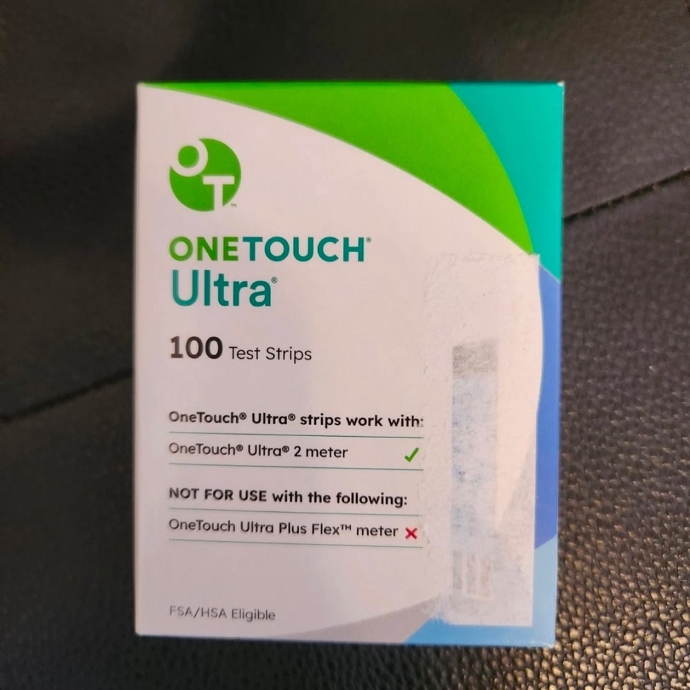 ONE TOUCH ULTRA TEST STRIPS 1 BOX OF 100 EXP 1-31-27 sealed